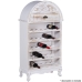 Bottle rack Alexandra House Living White 65 x 123 x 31 cm