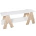 Mesa de TV Alexandra House Living Branco Castanho 120 x 46 x 38 cm