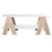 Mesa de TV Alexandra House Living Branco Castanho 120 x 46 x 38 cm