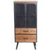 Planken Alexandra House Living Bruin Zwart Metaal 60 x 121 x 38 cm