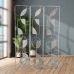 Folding screen Alexandra House Living Silver Metal 135 x 170 x 1 cm