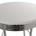 Mesa de apoio Alexandra House Living Cinzento Metal 60 x 100 x 60 cm