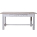 Mesa Alexandra House Living Blanco 160 x 76 x 80 cm Con cajones