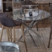 Dining Table Alexandra House Living Grey Crystal 100 x 71 x 100 cm