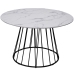 Valgomojo stalas Alexandra House Living Balta Juoda Metalinis 120 x 75 x 120 cm