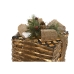 Kerstversiering DKD Home Decor Natuurlijk 25 x 25 x 25 cm (3 Onderdelen)