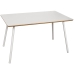 Mesa de Comedor Alexandra House Living Blanco Metal 140 x 75 x 80 cm