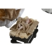 Kerststal set Home ESPRIT Wit Gouden 20 x 15 x 30 cm (9 Onderdelen)