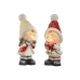 Kerstversiering Home ESPRIT Wit Rood Beige 16,5 x 22 x 45 cm (2 Stuks)