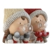 Kerstversiering Home ESPRIT Wit Rood Beige 16,5 x 22 x 45 cm (2 Stuks)