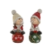 Christmas bauble Home ESPRIT White Red Green 20,5 x 23 x 51 cm (2 Units)