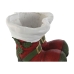 Grondlegger Home ESPRIT Wit Rood Groen Magnesium Kerstman 30 x 35 x 30 cm Kerstmis