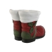 Vaso Home ESPRIT Bianco Rosso Verde Magnesio Babbo Natale 30 x 35 x 30 cm Natale