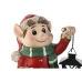 Christmas bauble Home ESPRIT White Black Red Green Elf 26 x 26 x 42 cm