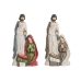 Christmas nativity set Home ESPRIT Green Grey Magnesium 22,5 x 12 x 44 cm (2 Units)