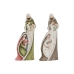 Presepe di Natale Home ESPRIT Bianco Verde Grigio Magnesio 27,5 x 11 x 60 cm (2 Unità)