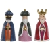 Christmas bauble Home ESPRIT Multicolour Three Kings 9,5 x 7,5 x 20 cm (3 Pieces)