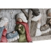 Christmas nativity set Home ESPRIT Green Grey Magnesium 27,5 x 10,5 x 34,5 cm (2 Units)