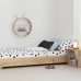 Beddengoed met ritssluiting Kids&Cotton Kibo Zwart 90 x 200 cm 90 x 1 x 200 cm