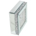 Galda pulkstenis Alexandra House Living Siva Kristal 14 x 14 x 5 cm