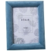 Cadre photo Alexandra House Living Bleu Textile 18 x 2 x 23 cm