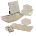 Set di Scatole Decorative Alexandra House Living Dorato Madreperla 2 Pezzi