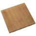 Varmebrikker Alexandra House Living Hvid Brun Plastik 10 x 1 x 10 cm 4 Dele