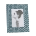 Photo frame Alexandra House Living Blue Crystal 18 x 1 x 23 cm