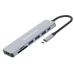 HUB USB Conceptronic 110519207101 Szary Wielokolorowy 100 W