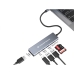 USB Hub Conceptronic 110520207101 Γκρι 100 W