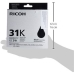 Originele inkt cartridge Ricoh GC31BK Zwart