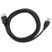 Cable Alargador USB GEMBIRD 1.8m USB 2.0 A M/FM (1,8 m) Negro 1,8 m