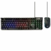 Keyboard and Mouse Ewent PL3201 Black Spanish Qwerty QWERTY