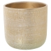 Conjunto de vasos Alexandra House Living Ouro Cerâmica 3 Peças