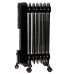 Oil-filled Radiator Adler CR 7812 Black 1500 W