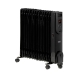 Oljefylt Radiator Adler CR 7820 Svart 2500 W