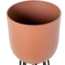 Conjunto de vasos Alexandra House Living Terracota Metal 2 Peças