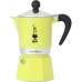 Cafeteira Italiana Bialetti Primavera Amarelo Alumínio 270 ml 6 Copos