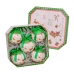 Boules de Noël Multicouleur Papier Polyfoam Ø 7,5 cm 19,5 X 19,5 X 8 CM (5 Unités)