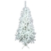 Árbol de Navidad Blanco PVC Metal Polietileno 110 x 110 x 210 cm