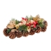 Jul-ljusstake Guld Multicolour Gyllene 35 x 15 x 10 cm