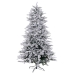 Albero di Natale Bianco Verde PVC Metallo Polietilene 120 X 120 X 240 CM