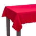 Tischdecke Rot Polyester 150 x 220 cm