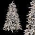 Christmas Tree White Green PVC Metal Polyethylene 120 X 120 X 240 CM