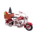 Kerstversiering Rood Multicolour Motorfiets 19 X 7,5 X 13 CM