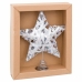 Christmas star Silver Metal 25 x 5,5 x 30 cm