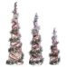 Christmas Tree Multicolour Natural Fibre 20 x 20 x 80 cm (3 Units)