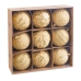 Boules de Noël Doré Plastique Ø 8 cm 24 x 24 x 8 cm (9 Unités)