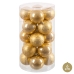 Bolas de Natal Ouro Dourado Plástico Ø 6 cm 14,5 x 14,5 x 26 cm (20 Unidades)