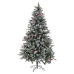 Sapin de Noël PVC Enneigé 90 x 90 x 240 cm